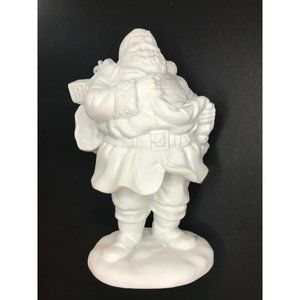 Jolly Saint Nicholas Department 56 White Silhouette